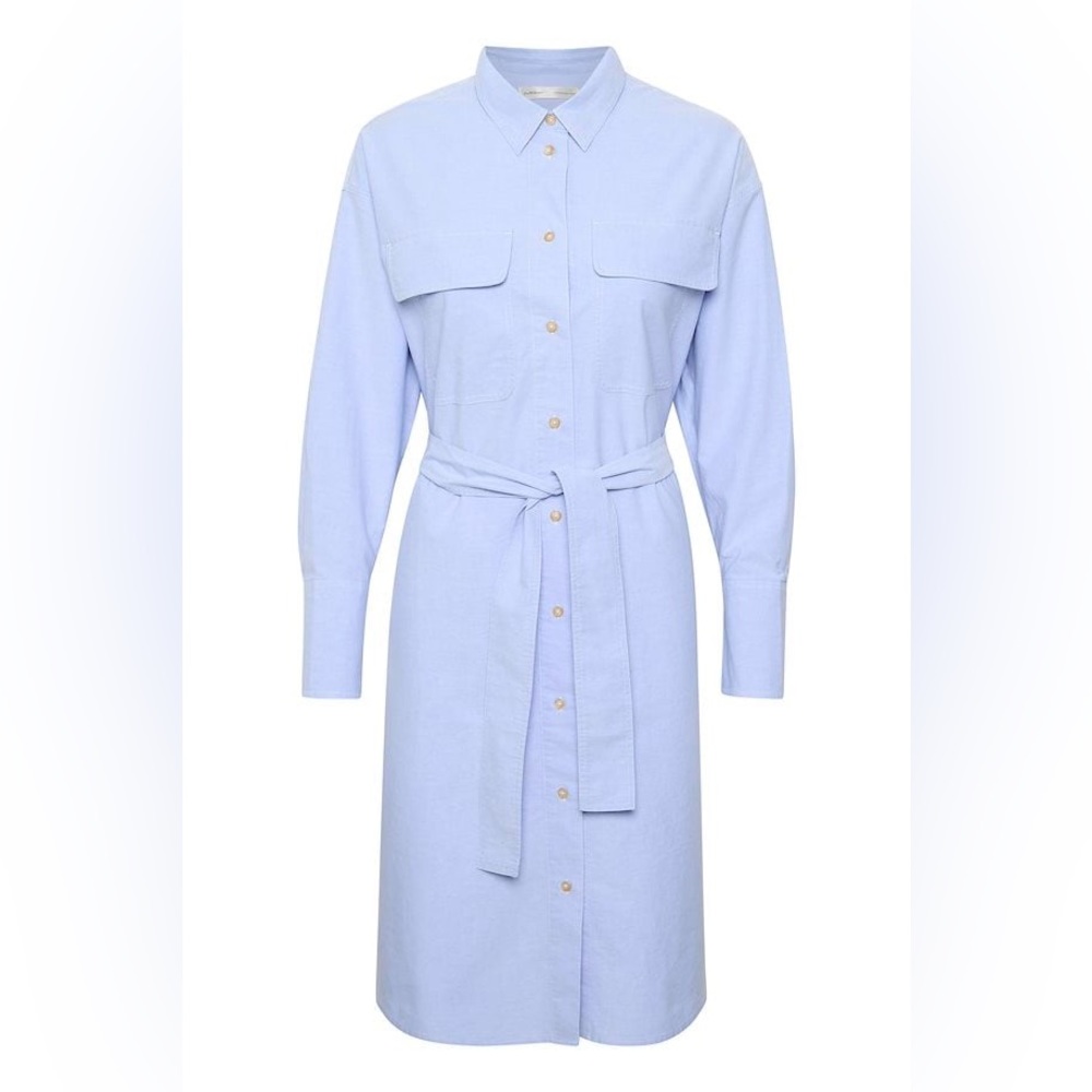 ❤️❤️❤️InWear light blue FELICEIW button down shirt dress, size M❤️❤️❤️